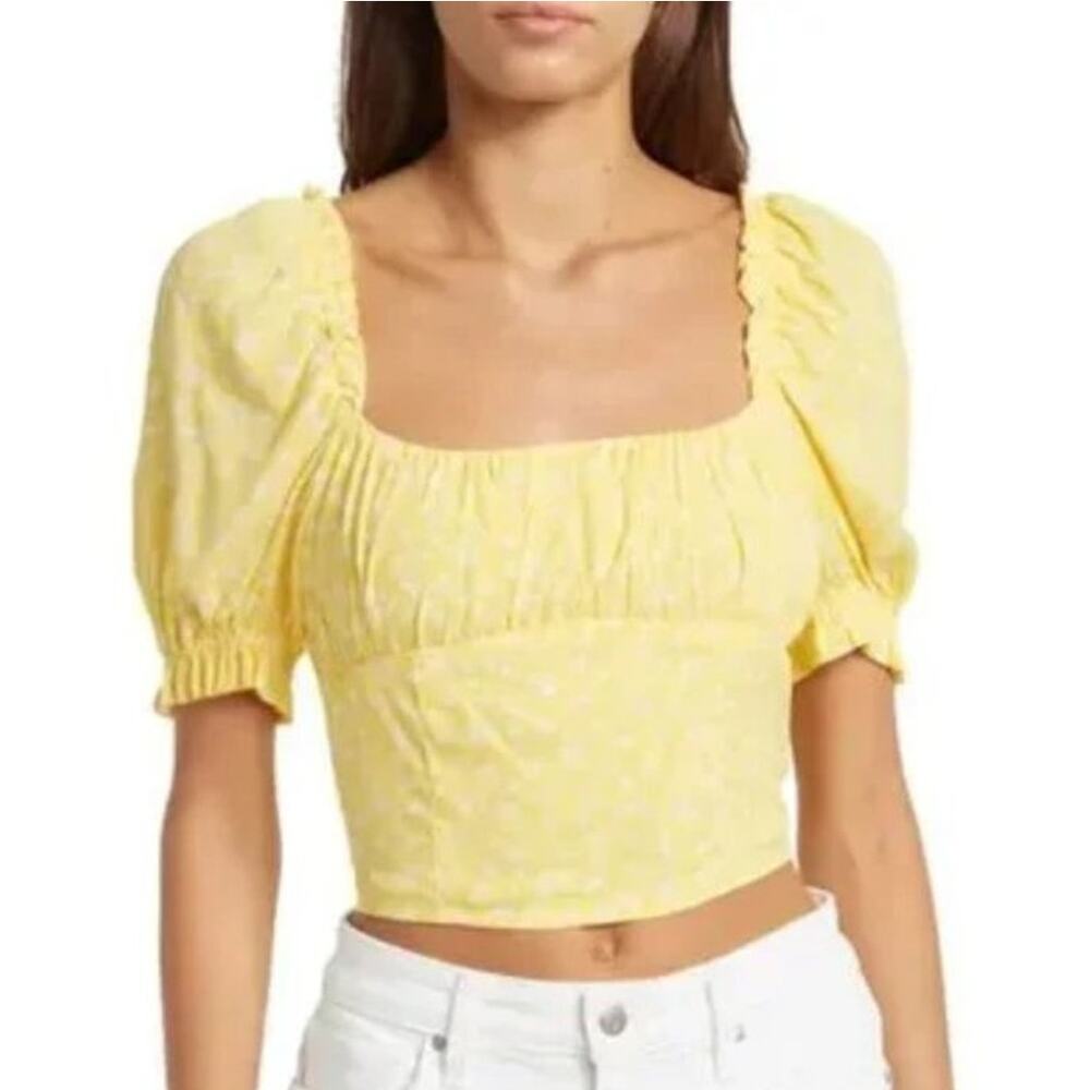 * NEW ~ SOPHIE RUE ~ Blooming Gather Bust Blouse XS Anthropologie